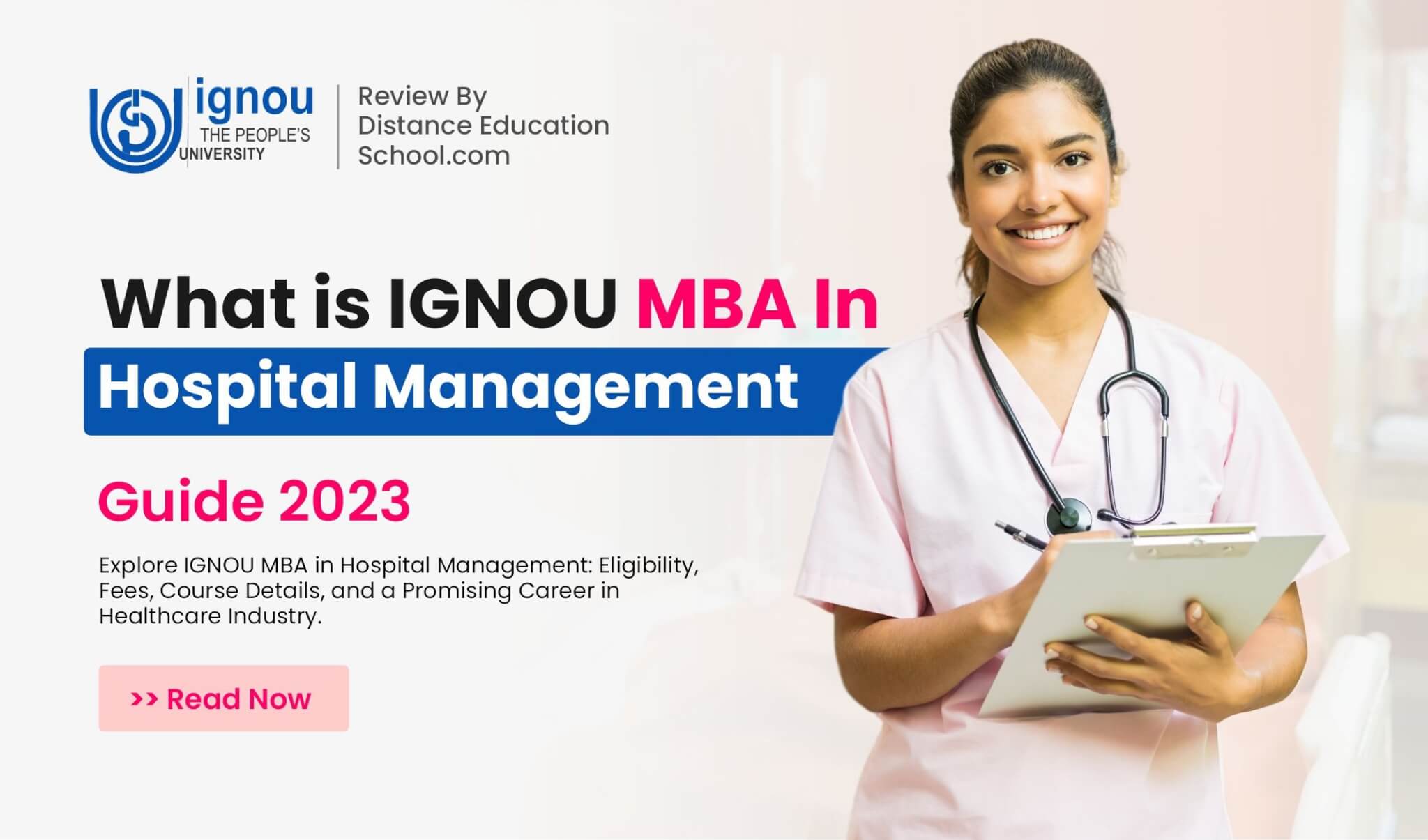 ignou mba in hospital management image