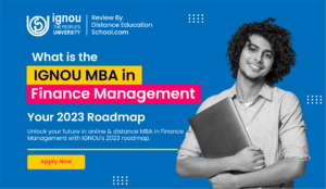 online ignou mba in finance management banner