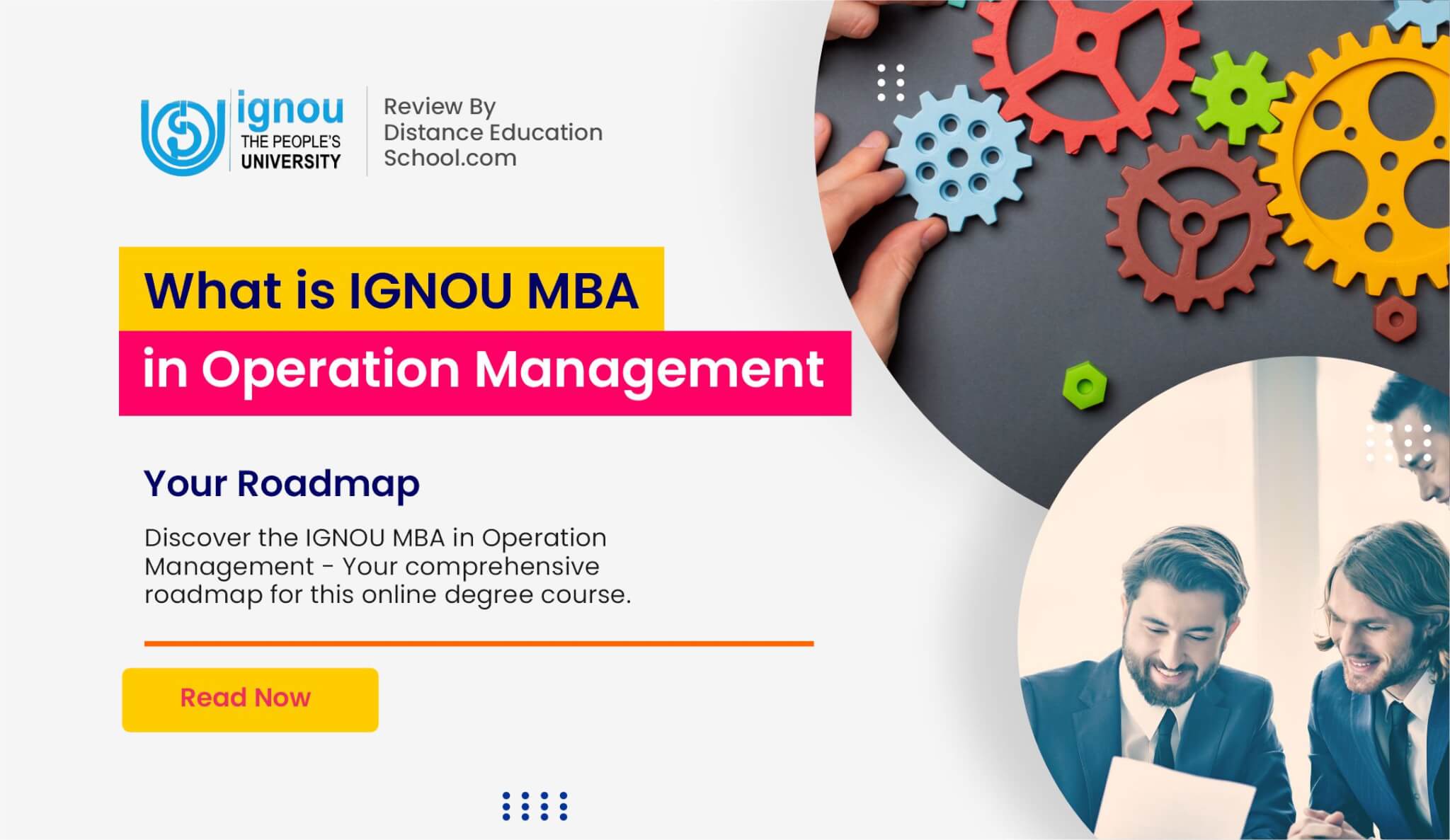 Online IGNOU MBA in Operation Management Banner Image