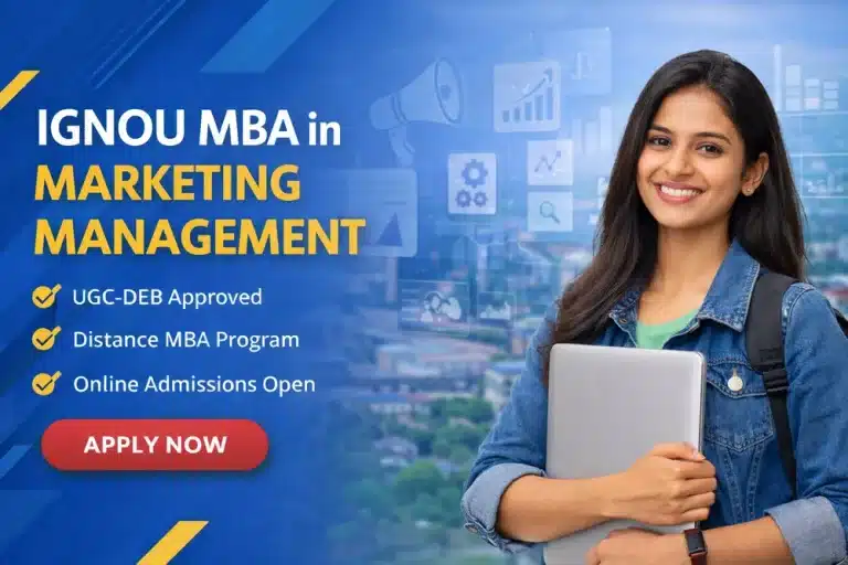 ignou mba in marketing management