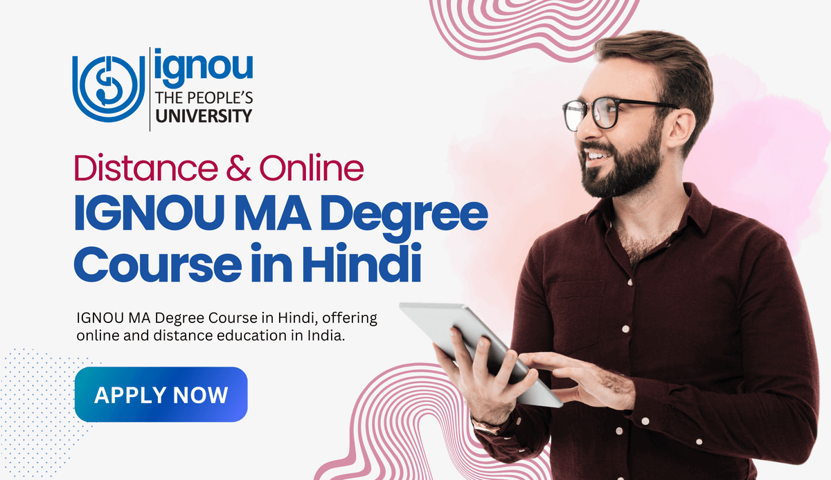 Distance & Online IGNOU MA Degree Course in Hindi