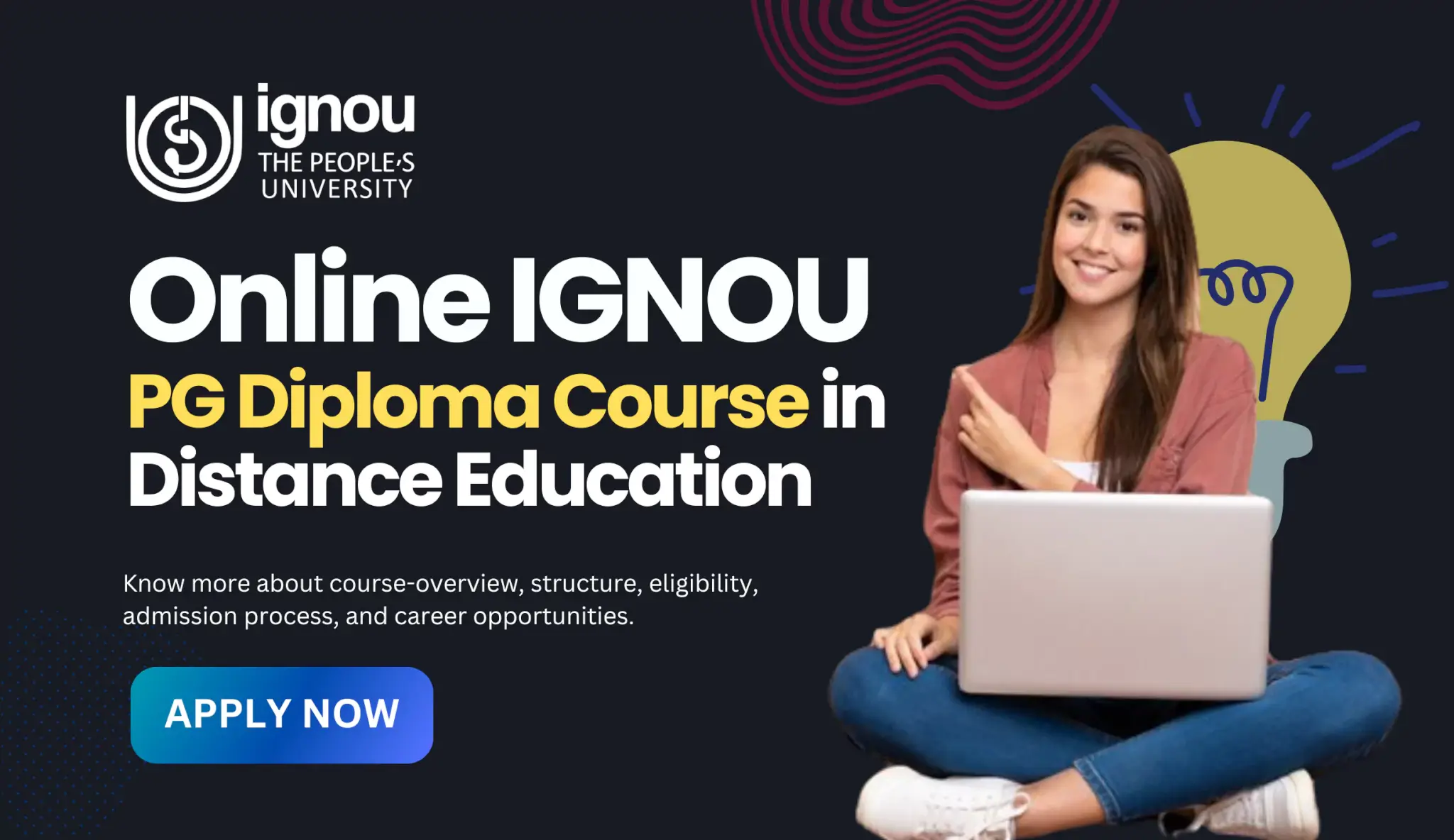 online ignou pg diploma course