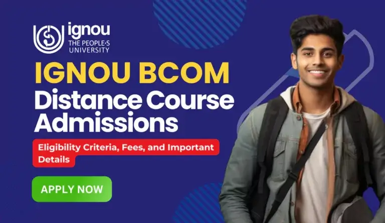 ignou bcom distance course