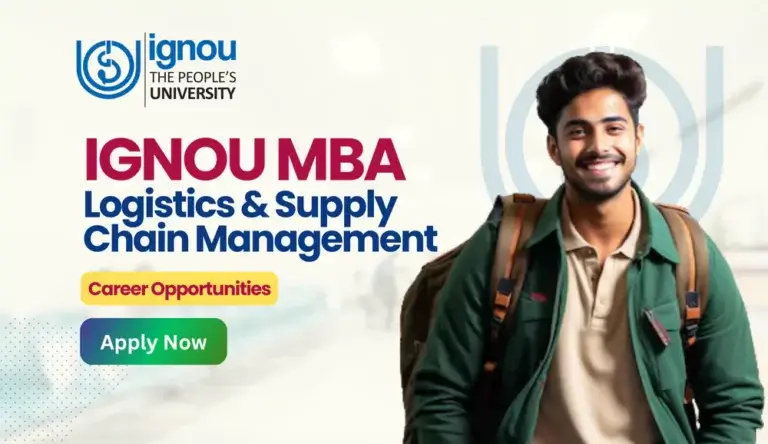 ignou mba supply chain management