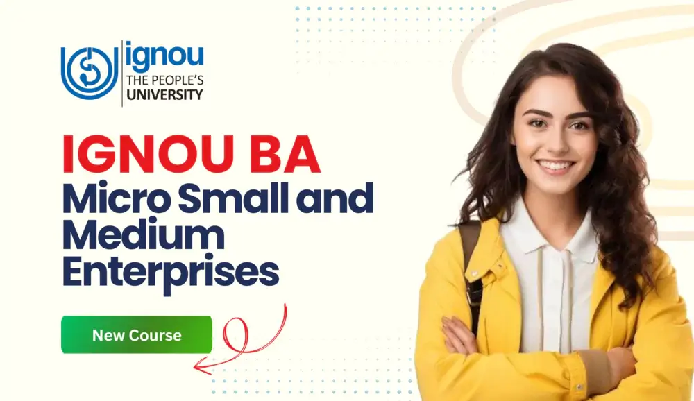 IGNOU BA Micro, Small & Medium Enterprises