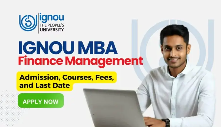 ignou mba finance management 2025