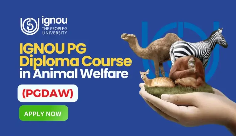 ignou pg diploma in animal welfare