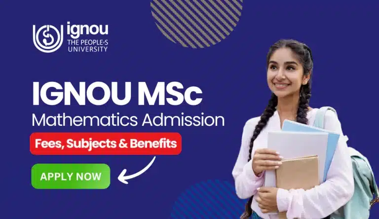 ignou msc mathematics admission