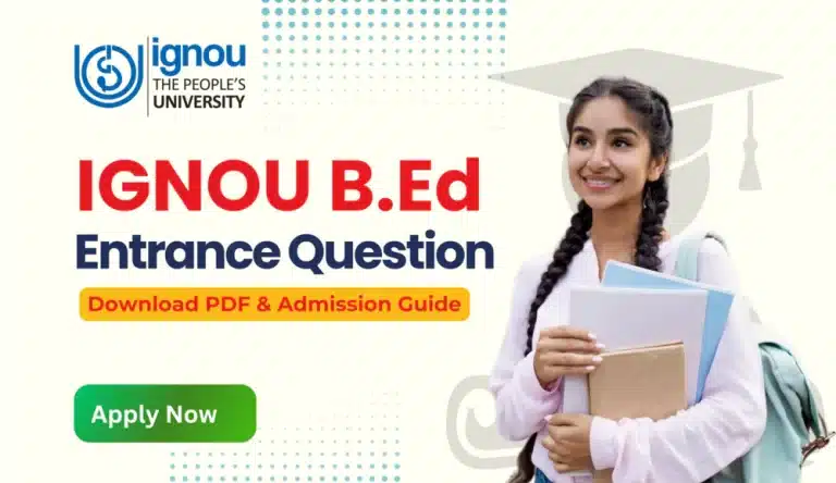 ignou b.ed entrance