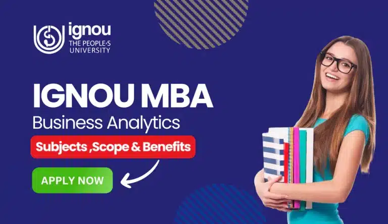 IGNOU MBA in Business Analytics