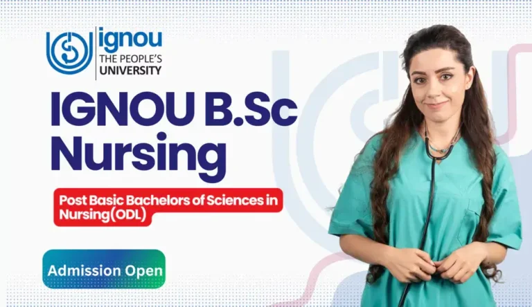IGNOU B.Sc Nursing