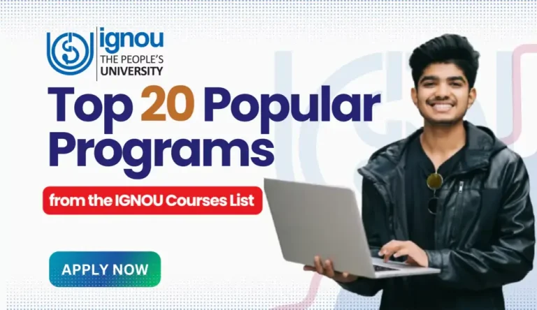 IGNOU Courses List