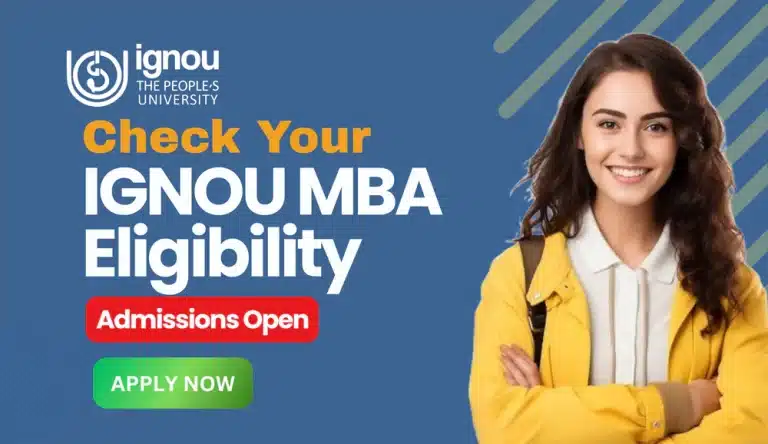 IGNOU MBA eligibility