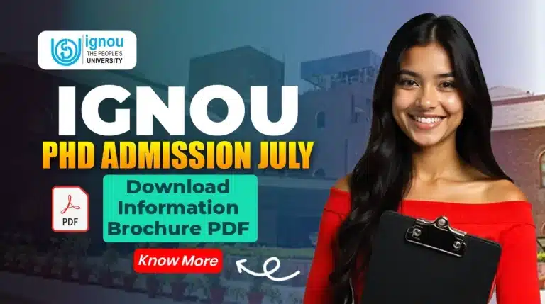 IGNOU PhD Admission