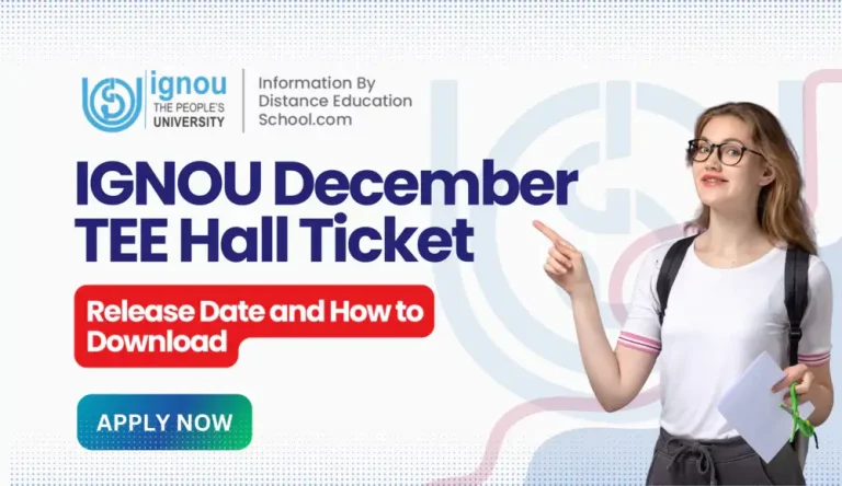 IGNOU hall ticket