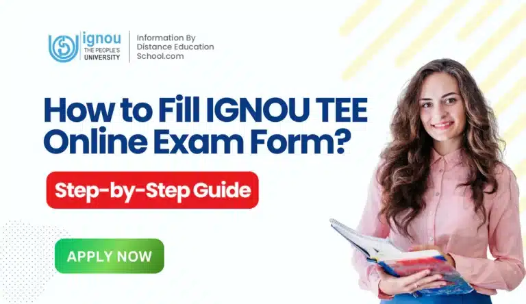 IGNOU TEE Online Exam Form
