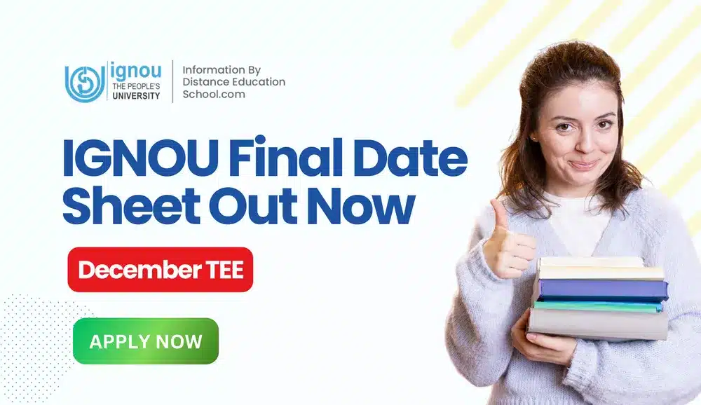 IGNOU Exam date sheet