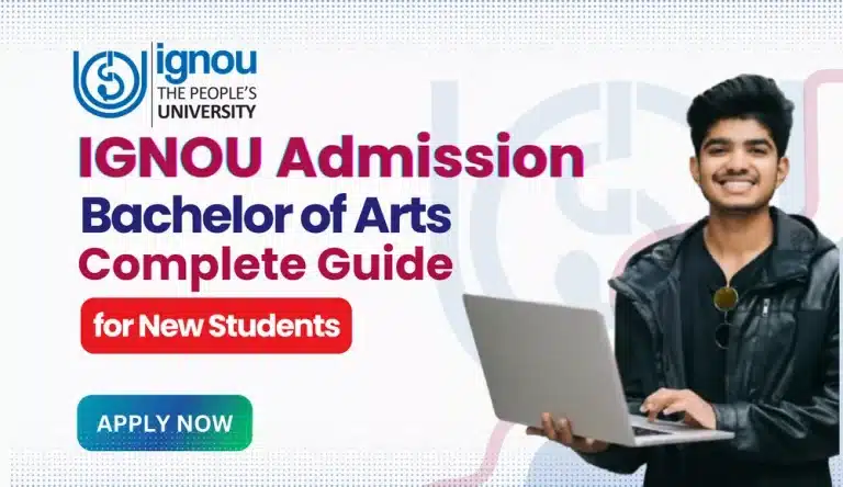 IGNOU Admission Bachelor of Arts