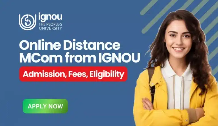 MCom from IGNOU