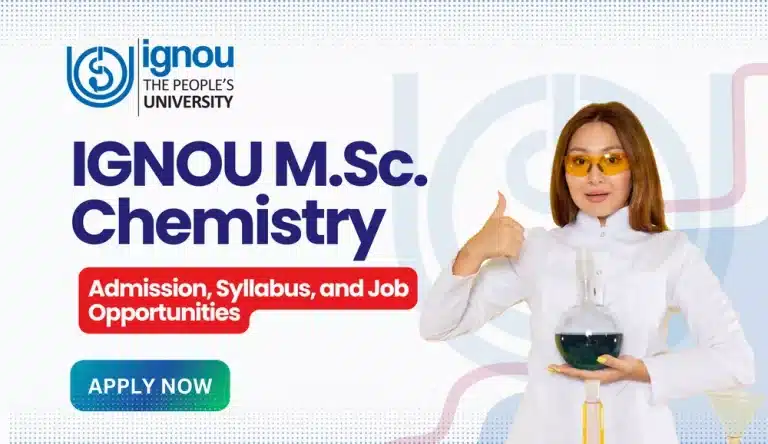 ignou msc chemistry