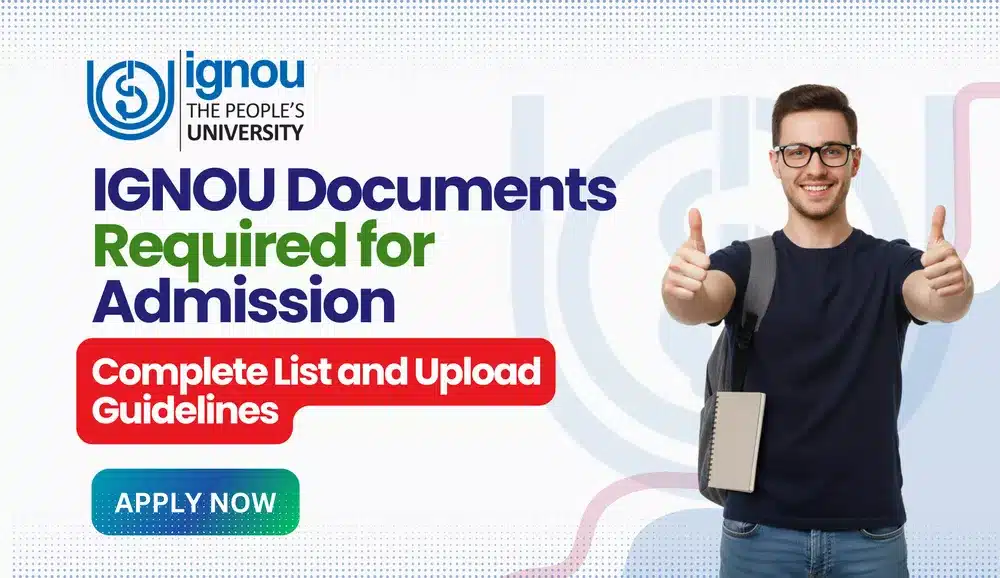 ignou admission documents required