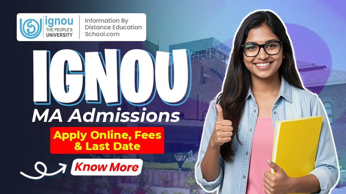 IGNOU MA Admissions