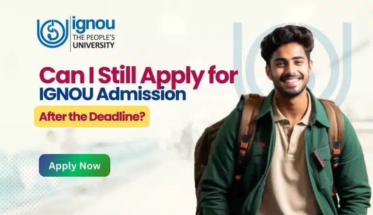 IGNOU Distance Education Admission