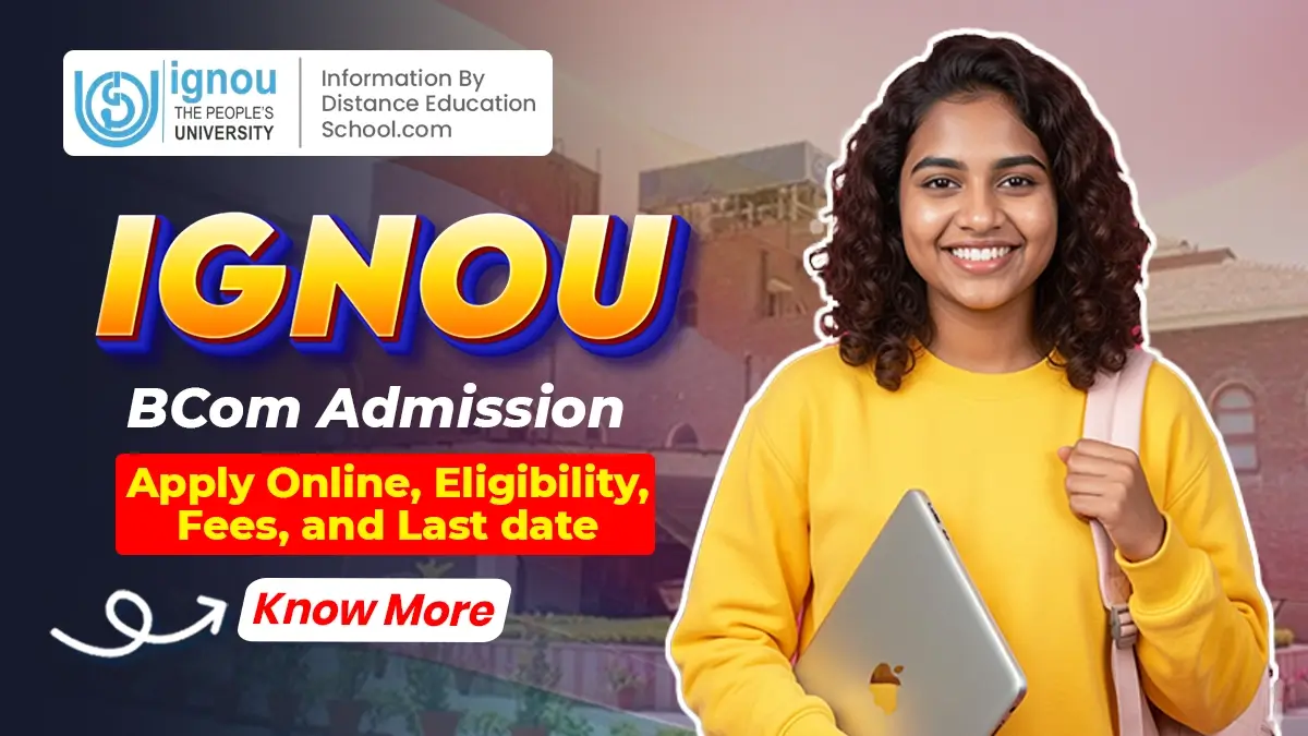 IGNOU BCom Admission