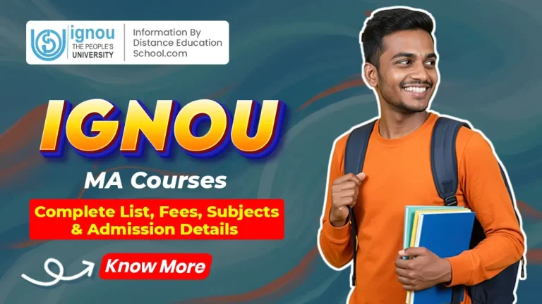 IGNOU MA Course