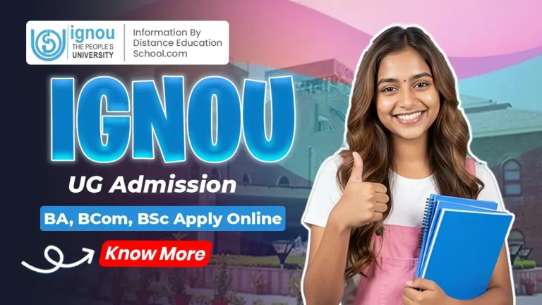 IGNOU UG admission