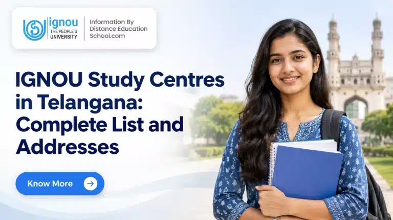 IGNOU Study Centres in Telangana