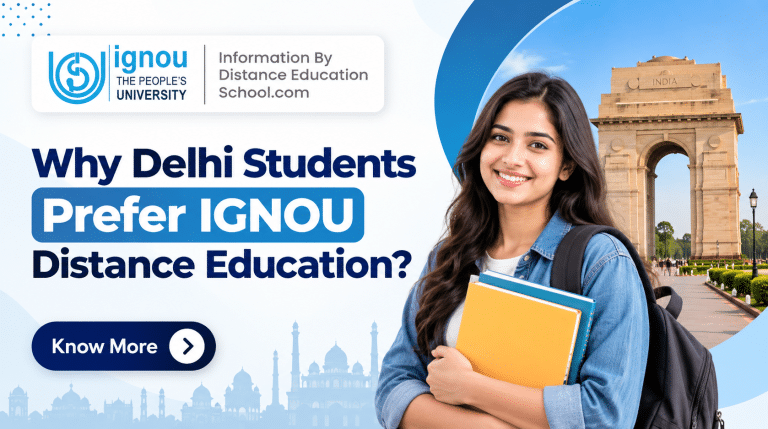 Why Delhi Students Prefer IGNOU Distance Education